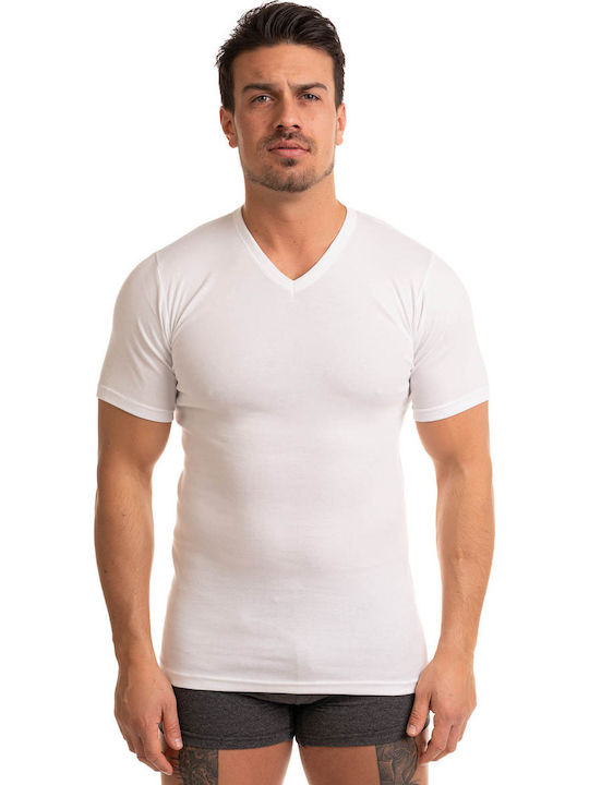 Men's Undershirt Short-sleeved White
