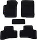 Autopataki Set Front and Back Car Mats 5 Pieces for Suzuki Grand Vitara 2005-2015 Black