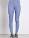 Women's Training Legging High Waisted Fleece Lining Blueberry