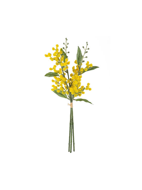 Mimosa Bouquet Artelibre Artificial Yellow 14x33cm