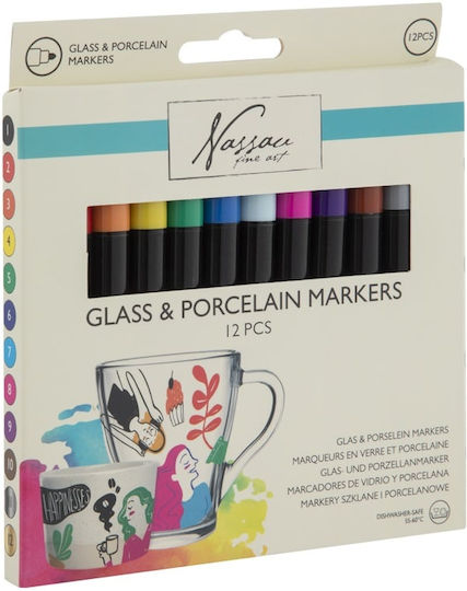 Nassau Fine Art Magische Zeichenmarker Dünne Set 12Stück