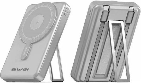 Awei P92K MagSafe Power Bank 10000mAh 20W Ασημί