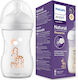 Philips Plastic Baby Bottle Natural Response Anti-Colic with Silicone Teat for 1+ Months Elephant 260ml