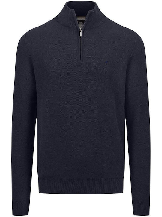 Fynch Hatton Long Sleeve Sweater Blue