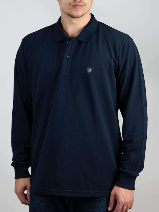 Everbest Polo Μπλούζα Μακρυμάνικη Navy