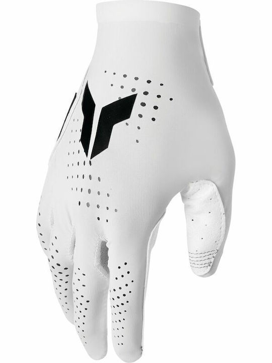 Thor Herren Motorradhandschuhe Weiß