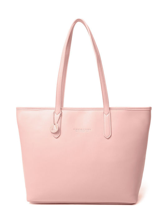 Pierre Loues Γυναικεία Τσάντα Shopper Πλάτης Ροζ