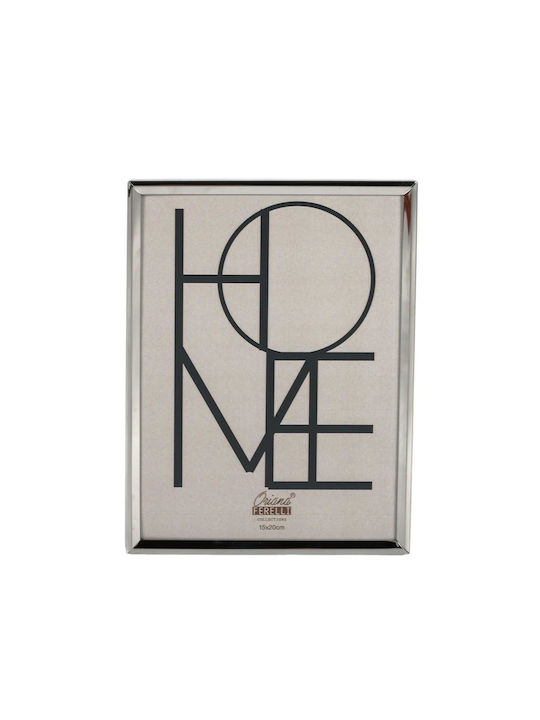 Oriana Ferelli Metallic Photo Frame With Silver Frame