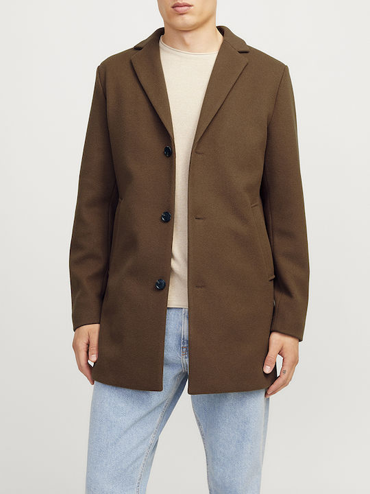 Jack & Jones Men's Coat Brown