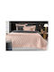 Guy Laroche Brick Σετ Κουβερλί Υπέρδιπλο Microsatin Brick - Old Pink 240x250cm 3τμχ