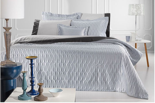 Guy Laroche Ruby Module Cuvertură Extra-dublu Microsatină Ruby - Silver 240x250cm 3buc