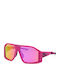 Philipp Plein Unisex Sunglasses with Pink Plastic Frame and Pink Mirror Lens SSP002 6YLR