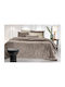 Guy Laroche Elixir Furry Blanket King Size 260x240cm Taupe
