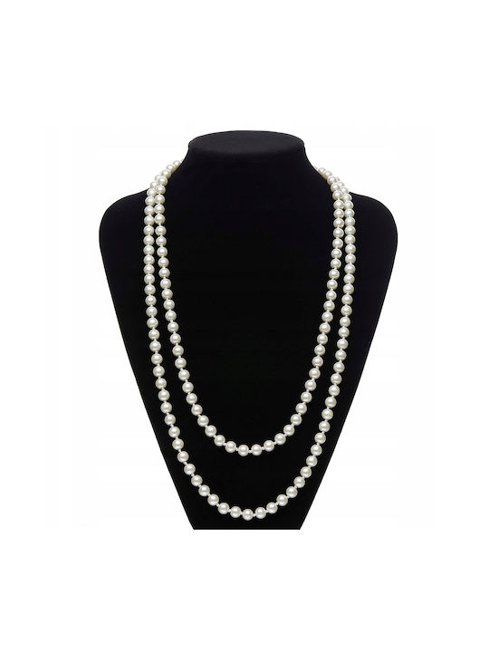 Korbi Necklace Double with Pearls