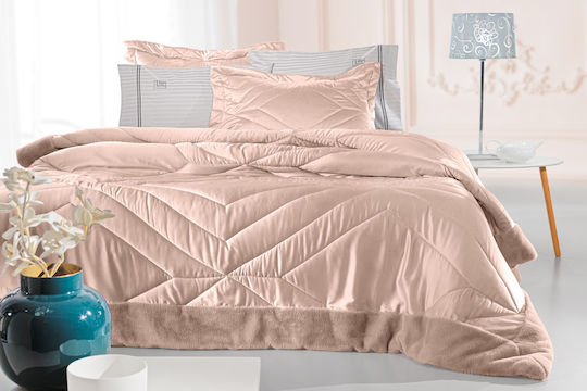 Guy Laroche Set Pilotă Super Dublu 240x250cm Columbia Roz vechi 3buc 380 g/mp²Gsm