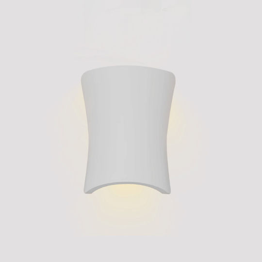 Inlight Lamp Wall with Socket E14 White 21.5x21.5x11.5cm