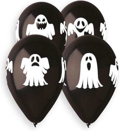Σετ 5 Μπαλόνια Halloween Μαύρα
