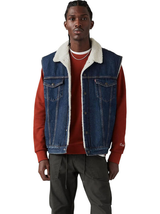 Sherpa Αμάνικο Μπουφάν Dark Indigo, Blue
