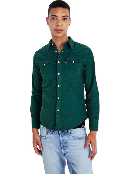 Barstow Western Standard Langärmlig Hemd Green