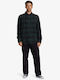 Coastline Long-sleeved Flannel Shirt Black