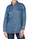 Women's Denim Long Sleeve Shirt Denim