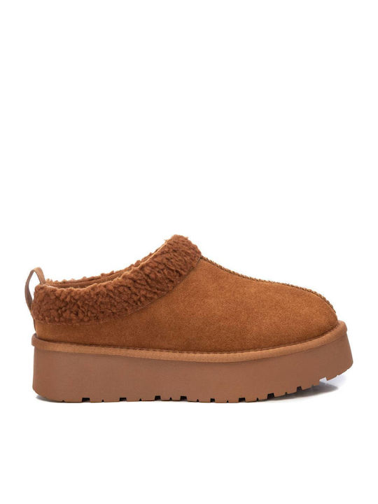 Xti Closed Women's Slippers Brown