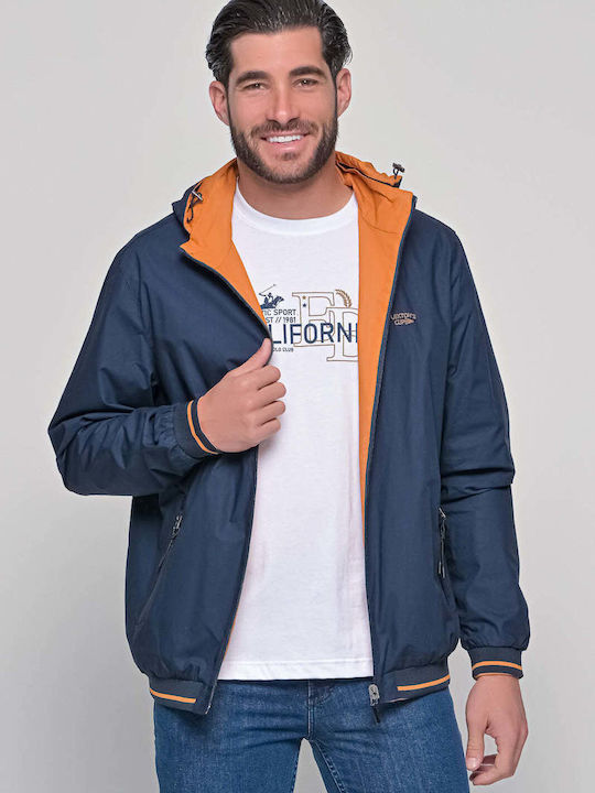 Lexton Μπουφάν Διπλής Όψης Blue/Orange