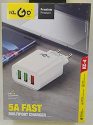 KLGO KC-4 Mobile Phone Charger Adapter KLGO KC-4 Mobile Phone Charger Adapter