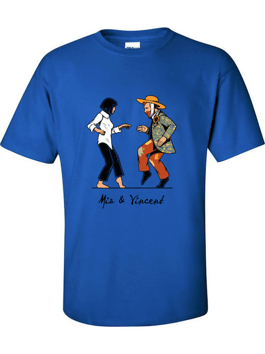 Gildan T-shirt Μπλε