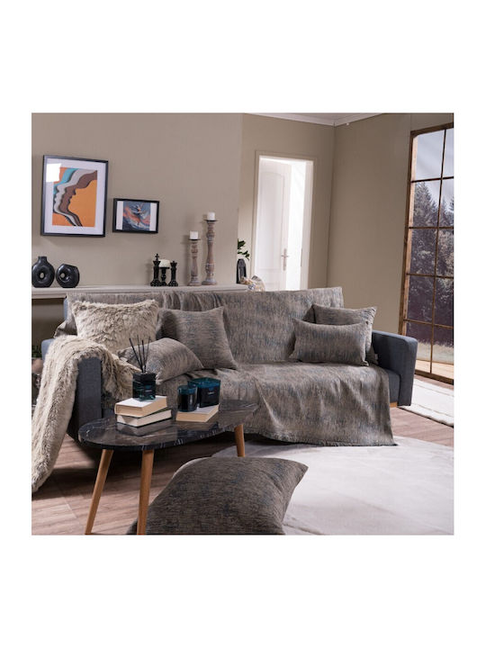Teoran Teoran Dreisitzer-Sofa Wurf Chenille 180...