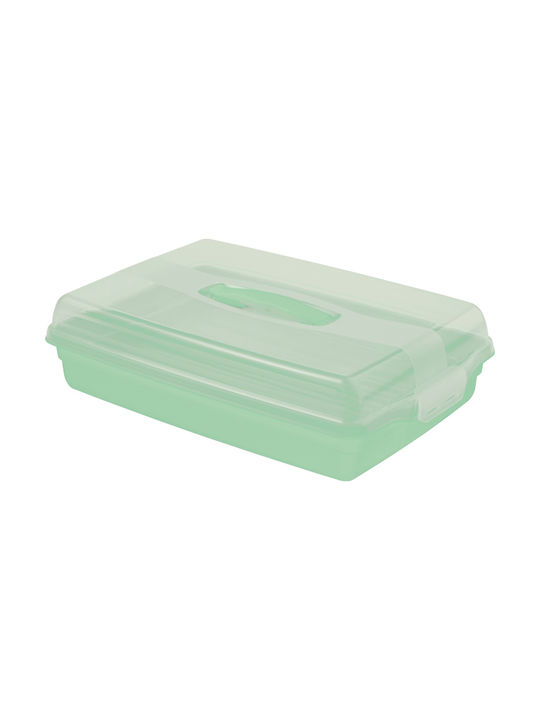 Curver Plastic Storage Box with Lid Blue 45x29.5x11.1cm 1pcs