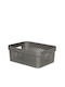 Curver Plastic Cutie de Depozitare cu Capac Gri 36x27x22cm 1buc