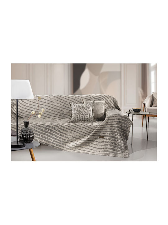 Guy Laroche Armchair Throw 180x150cm Beige