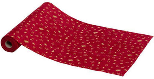 Atmosphera Dekorationsstoff Samt 28x300cm Red