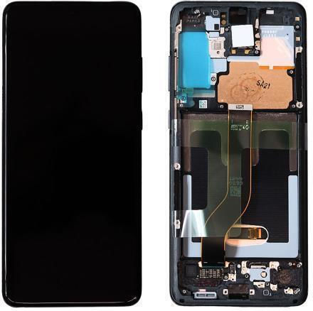 Samsung Οθόνη με Μηχανισμό Αφής για Samsung G985F Galaxy S20 Plus, G986B Galaxy S20 Plus 5G (Μαύρο)