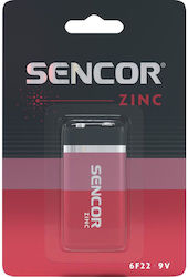 Sencor Μπαταρία Zinc 9V 1τμχ