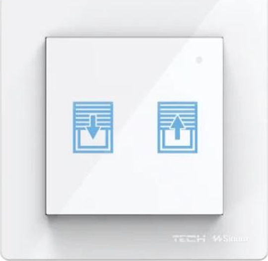 Wired Roller Blind Switch White Fz-02m Tech Controllers