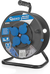 Cable Reel Without Cable 50 M Capacity Geko G17505a Cable Reel Without Cable 50 M Capacity Geko G17505a