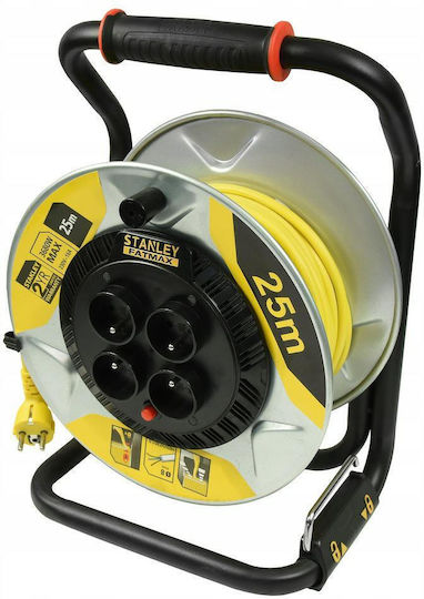 Stanley Reel Extension Cord 25m 3x1.5mm 16a Ip20