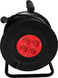 Tambur prelungitor Samus 4 prize Schuko 15m 3680w 3x 1.5mm² Ip20 4pt15-3680 Tambur prelungitor Samus 4 prize Schuko 15m 3680w 3x 1.5mm² Ip20 4pt15-3680