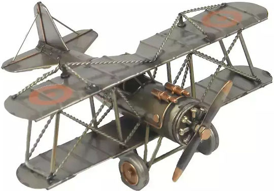 Retro Διακοσμητικό Αεροπλάνο Μεταλλικό 20cm