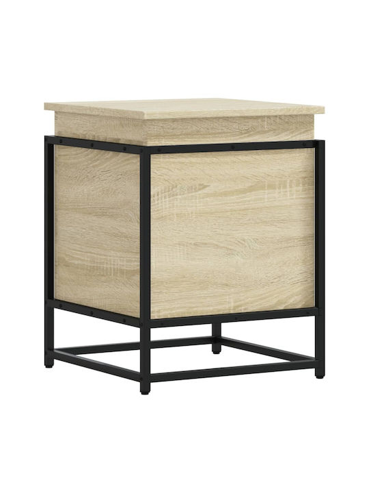 vidaXL Dekorative Truhe Hölzernes Braun 40x40x5...