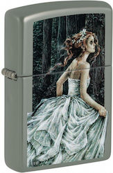 Zippo Запалка Пламък Зелен Виктория Zippo Запалка Пламък Зелен Виктория