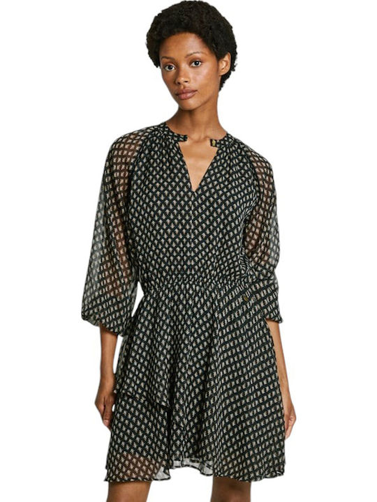 Rochie De Vară Pentru Femei Mini Rochie-Cămașă Neagră