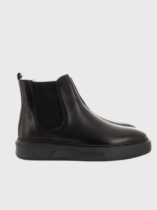 Leather Black Chelsea Boots