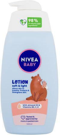 Nivea Baby Soft & Light Lotion Milch für Feuchtigkeit 500ml