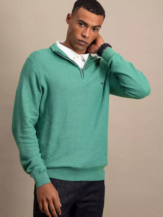 Troyer Long Sleeve Sweater Green