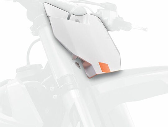 Polisport Μάσκα Τιμονιού Μοτοσυκλέτας Enduro για KTM 450 SX-F Λευκό
