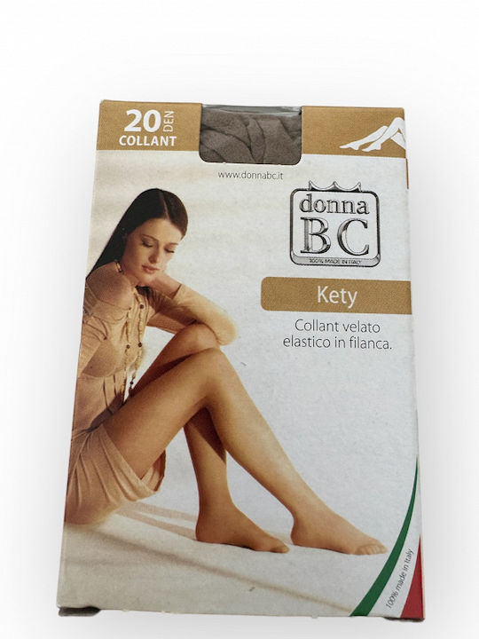 Donna BC Women's Pantyhose 20 Den Beige