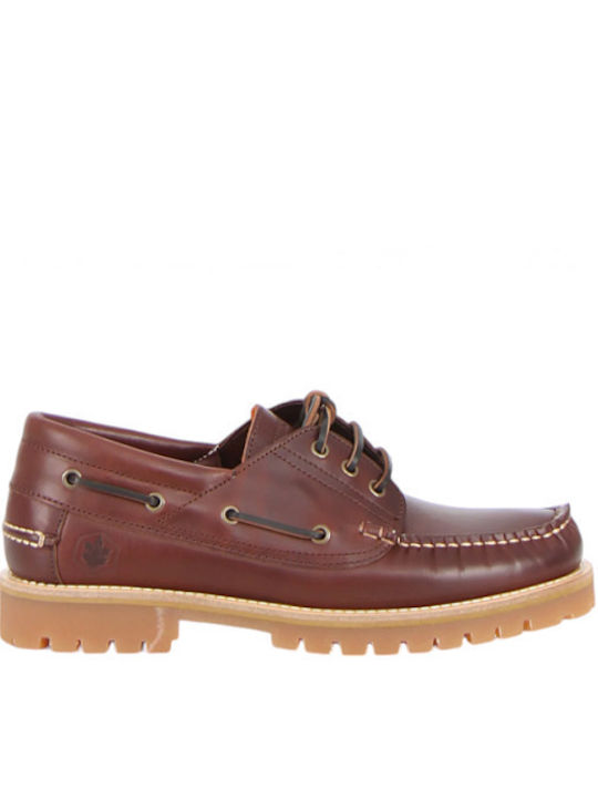 Main Newton Men's Boat Shoes Brown